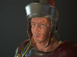roman soldier rigged 3D Model
