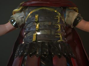 roman soldier rigged 3D 模型