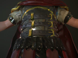 roman soldier rigged 3D Model
