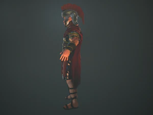 roman soldier rigged 3D Model
