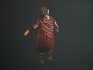 roman soldier rigged 3D 模型