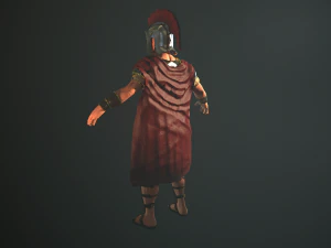 roman soldier rigged 3D Model