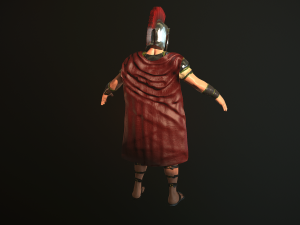 roman soldier rigged 3D 模型