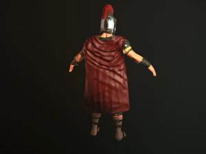 roman soldier rigged 3D Model