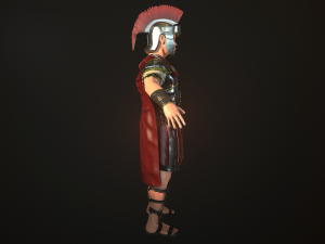 roman soldier rigged 3D 模型