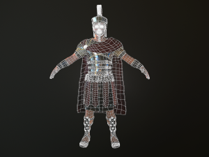 roman soldier rigged 3D 模型