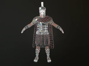roman soldier rigged 3D Model