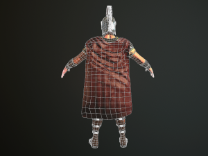 roman soldier rigged 3D 模型
