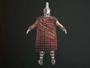 roman soldier rigged 3D Model