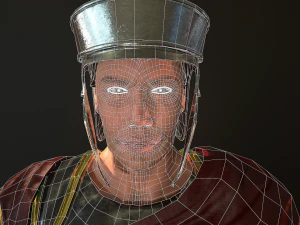 roman soldier rigged 3D Model