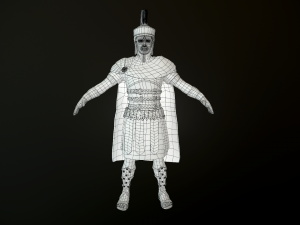 roman soldier rigged 3D 模型