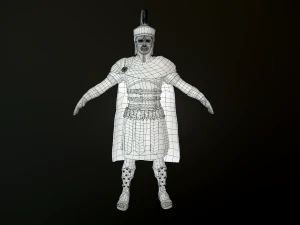 roman soldier rigged 3D Model