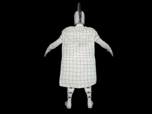 roman soldier rigged 3D 模型