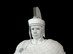 roman soldier rigged 3D 模型