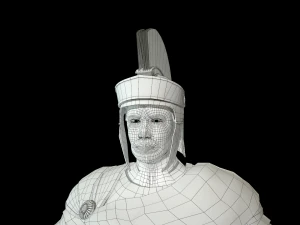 roman soldier rigged 3D Model
