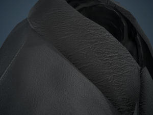 black coat Modello 3D