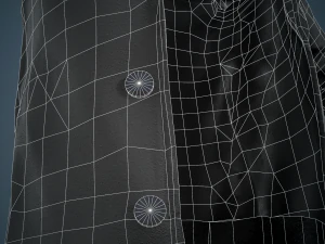 black coat 3D Model