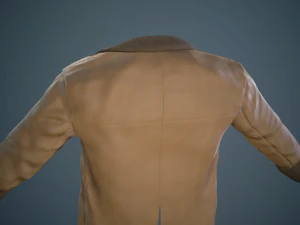 brown coat 3D Model