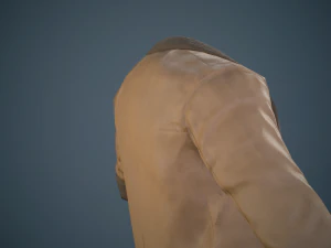 brown coat 3D Model