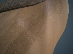 brown coat Model 3D