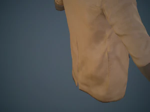 brown coat 3D Model