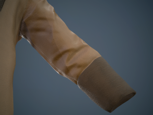 brown coat Model 3D