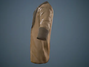 brown coat 3D Model