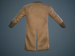 brown coat 3D Model