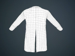 brown coat 3D Model