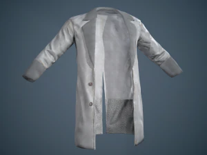 gray coat 3D Model