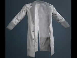 gray coat 3D Model