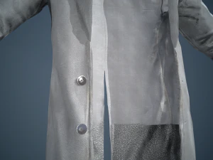 gray coat 3D Model