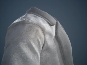 gray coat 3D Model
