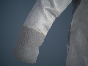 gray coat Modelo 3D