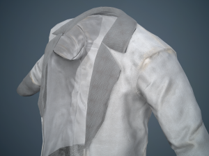 gray coat Modelo 3D