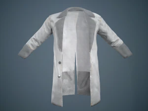 gray coat 3D Model