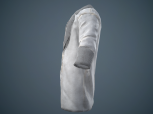 gray coat Modelo 3D