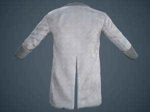 gray coat Modelo 3D