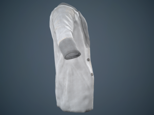 gray coat Modelo 3D