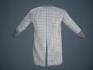 gray coat 3D Model
