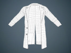 gray coat 3D Model