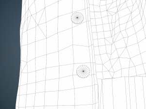gray coat Modelo 3D