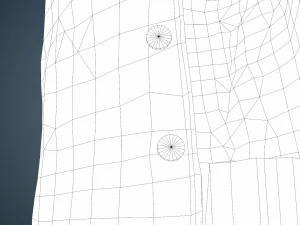 gray coat 3D Model