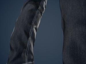 black jeans pants 3Dモデル