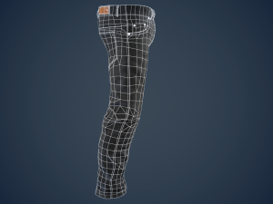 black jeans pants 3Dモデル