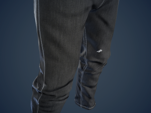black jeans pants 3Dモデル