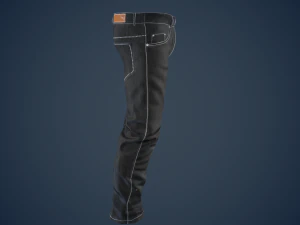 black jeans pants 3D Model