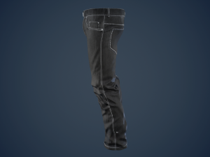 black jeans pants 3Dモデル