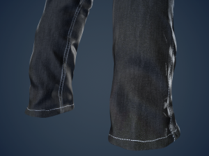black jeans pants 3Dモデル