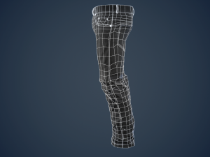 black jeans pants 3Dモデル